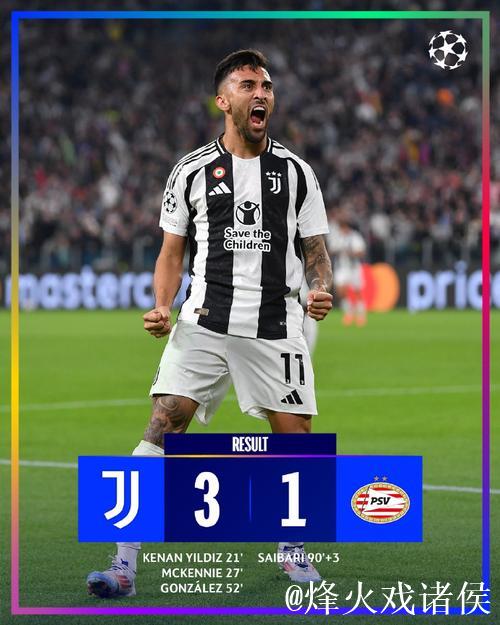 欧冠-伊尔迪兹世界波 尤文3-1埃因霍温取开门红